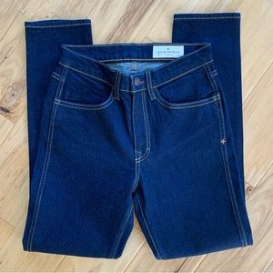 Imogene and Willie Jeans josette Dark Wash High Rise Waist Skinny Crop Size 26